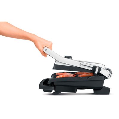 Grill Elétrico Tramontina by Breville Adjusta em Aço Inox com Bandeja Removível 127 V