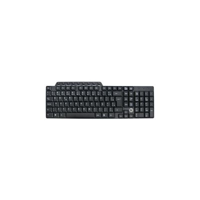 Teclado Bright Multimídia com Fio USB Preto UNICA