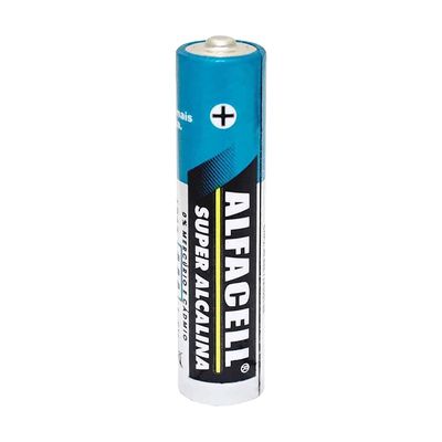 Pilha Palito Super Alcalina Alfacell com 4 Unidades UNICA