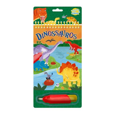 Livro Aquabook Ciranda Cultural Dinossauros 10 Páginas UNICA