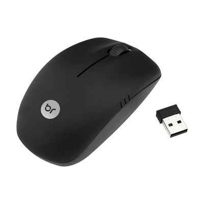 Mouse sem Fio Bright 0404 USB Preto UNICA