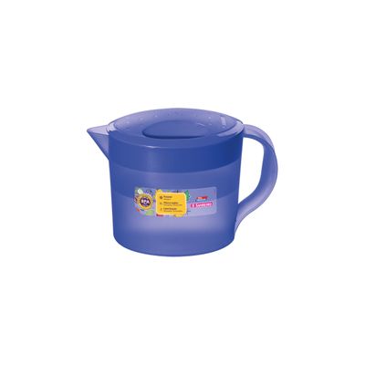 Jarra de Plástico Sanremo Vacfreezer Transparente Oval com Tampa 1,27L UNICA