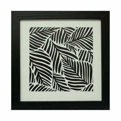 Quadro Decorativo 22x22cm Le Selva MDF Preto UNICA