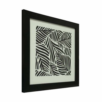 Quadro Decorativo 22x22cm Le Selva MDF Preto UNICA