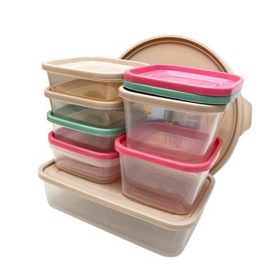 Conjunto de Potes de Plástico Lev+ com 10 Peças UNICA