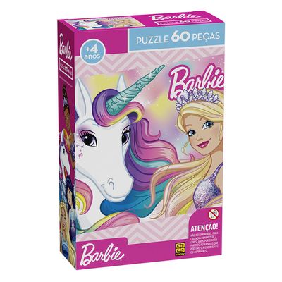 Quebra-Cabeça Grow Barbie 60 Peças UNICA