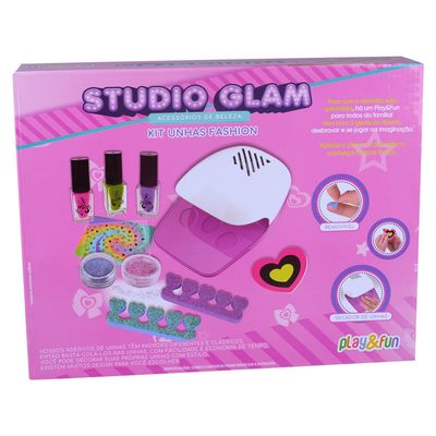 Kit Unhas Fashion Studio Glam CV244172PF UNICA
