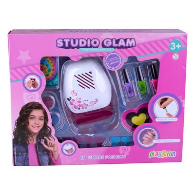 Kit Unhas Fashion Studio Glam CV244172PF UNICA