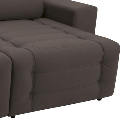 Sofá Retrátil e Reclinável 3 Lugares Blenda I Suede Café