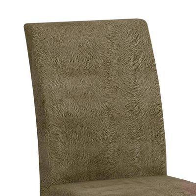 Conjunto com 2 Cadeiras Grecia Suede Animalle Imbuia e Chocolate