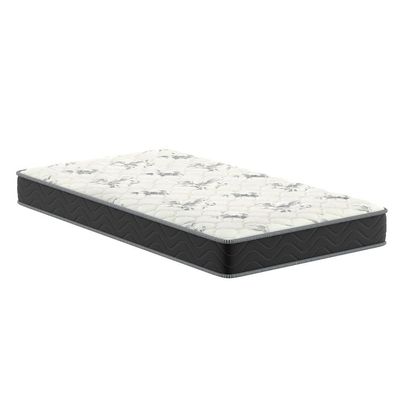 Colchão Solteiro King Jade D28 (20x108x198) Preto e Branco