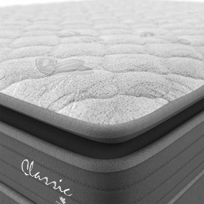 Colchão Solteiro de Espuma D40 Classic Alto Suporte (24x108x198) Cinza