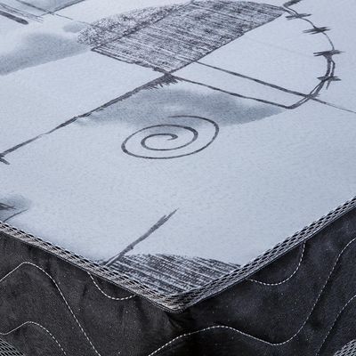 Colchão Solteiro de Espuma D20 Astra (14x88x188) Preto e Cinza
