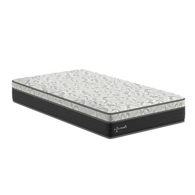 Colchão Solteiro King Amarilis D33 (28x108x198) Preto e Cinza