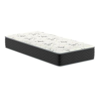 Colchão Solteiro Jade D28 (24x88x188) Preto e Branco