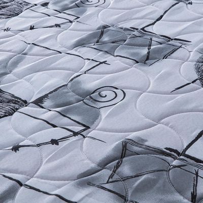 Colchão Solteiro Imperial Molas Verticóil (23x108x198) Preto e Cinza
