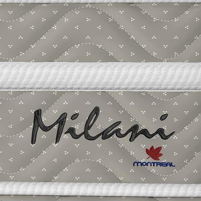 Colchão Solteiro King Milani Mola Verticoil (26x108x198) Bege
