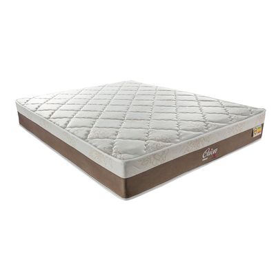 Colchão Queen Orion Molas Ensacadas (28x158x198) Branco e Bege