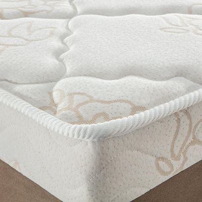 Colchão Queen Orion Molas Ensacadas (28x158x198) Branco e Bege