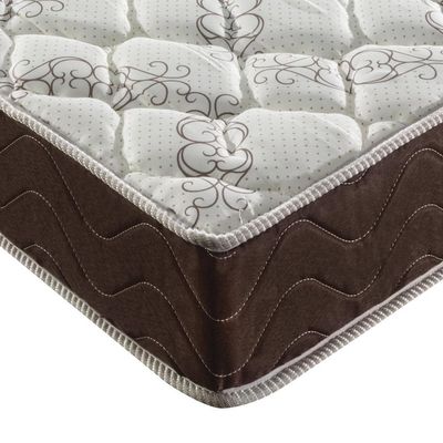 Colchão Casal Águia Super de Espuma D33 (17x128x188) Bege e Marrom
