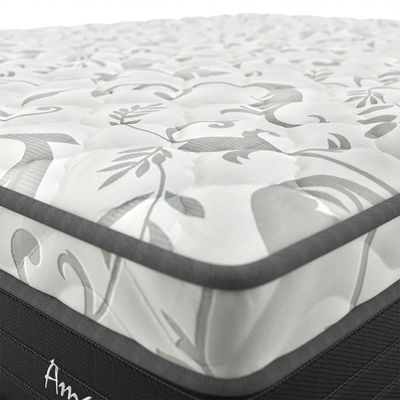 Colchão Casal Amarilis D33 (28x138x188) Preto e Cinza