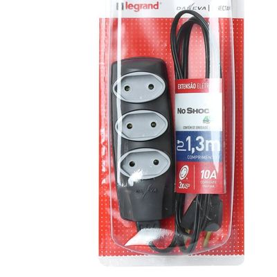 Extensao Noshock 90 PL 2X0,75 1,3M Grafite