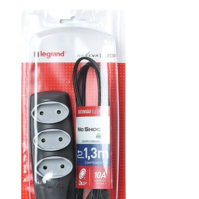 Extensao Noshock 90 PL 2X0,75 1,3M Grafite
