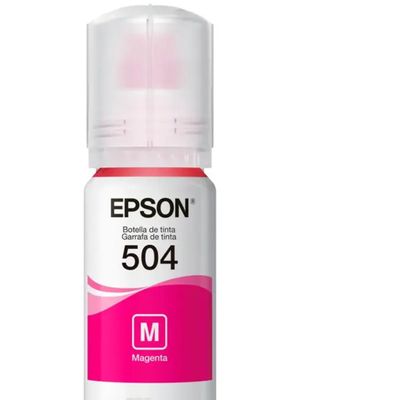 Refil Tanque Tinta EPSON T504 Magenta