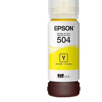 Refil Tanque Tinta EPSON T504 Amarelo