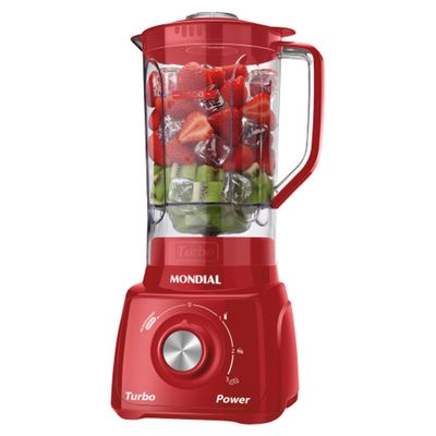 Liquidificador Mondial L99 Turbo Filtro 3V. 500W Vermelho 220V