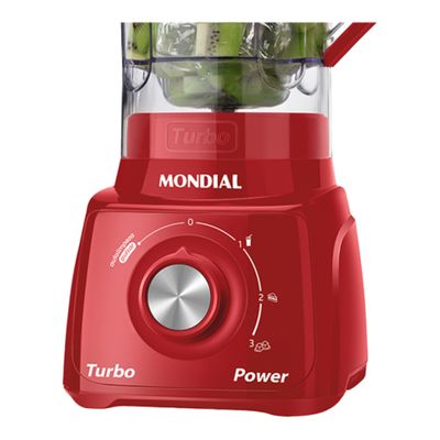 Liquidificador Mondial L99 Turbo Filtro 3V. 500W Vermelho 220V