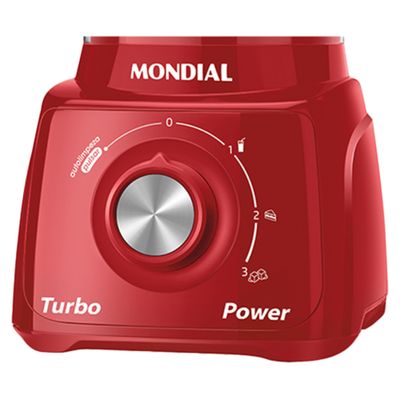 Liquidificador Mondial L99 Turbo Filtro 3V. 500W Vermelho 220V