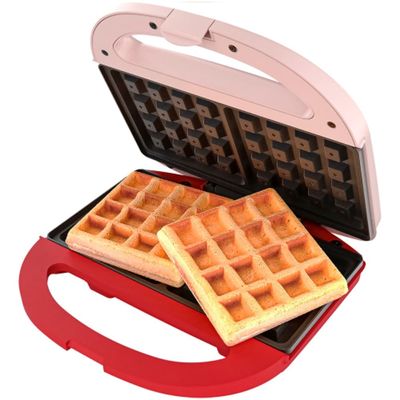 Maquina de Waffle Cadence Duet - ROSA/VERMELHO