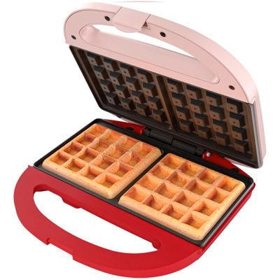 Maquina de Waffle Cadence Duet - ROSA/VERMELHO