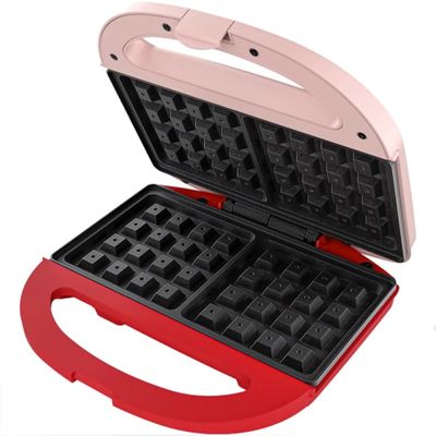Maquina de Waffle Cadence Duet - ROSA/VERMELHO