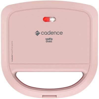 Maquina de Waffle Cadence Duet - ROSA/VERMELHO