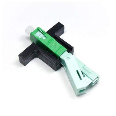 Conector FAST Q4 SC/APC SM P/ Fibra Optica