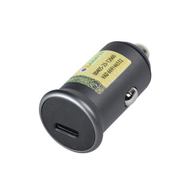 Carregador Veicular 30W com 1 Saida Tipo C