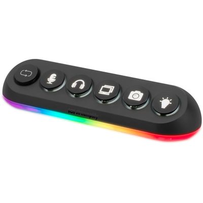 Hub 5 Portas USB 3.0 DECK 5 Preto Streamplify