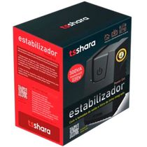 Estabilizador TS Shara Powerest 300VA Mono 220V - 9119 Preto 220 VOLTS