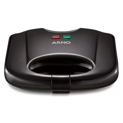 Sanduicheira ARNO Compacta Antiaderente 700W - SACB Preto 110 VOLTS