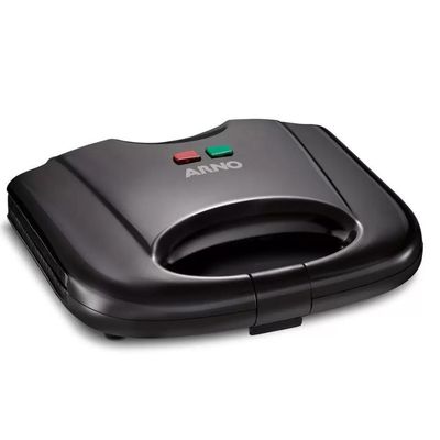 Sanduicheira ARNO Compacta Antiaderente 700W - SACB Preto 110 VOLTS