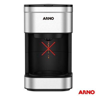 Cafeteira ARNO Preferita Preta para Cafe em PO - CFPF 110V