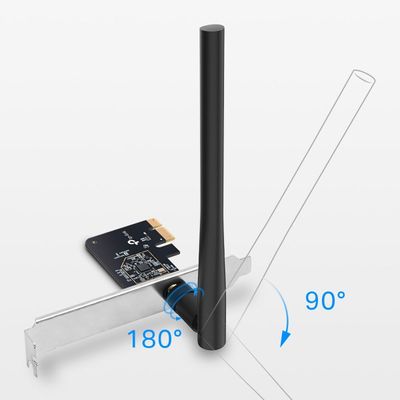 Placa PCI EXPRESS Wireless Dual BAND AC600 ARCHER T2E