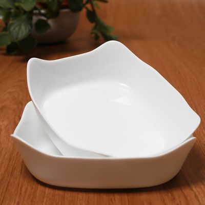 Assadeira Retangular 1,2L Opaline Marinex Branca