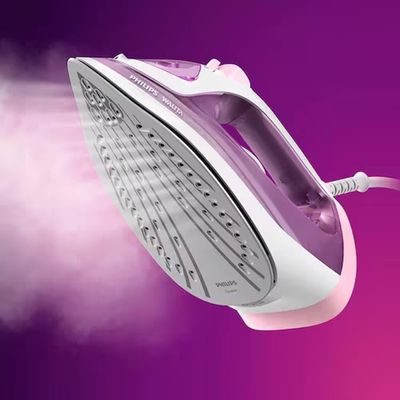 Ferro de Passar a Vapor Philips Walita 3000 Series com Spray e Base Cerâmica - Rosa rosa / 110