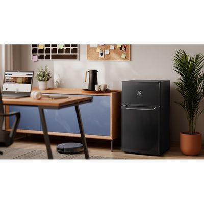 Mini Geladeira Frost Free 83L Inverter Bivolt Duplex Preta (EMD1B) Bivolt