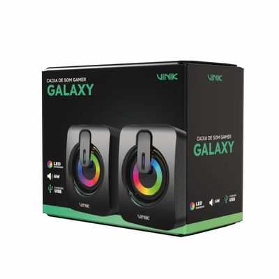 Caixa de Som Gamer Vinik Galaxy 6W