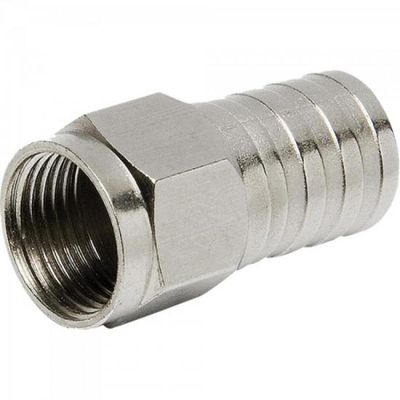 Conector F Tipo Barril Crimpar RG59