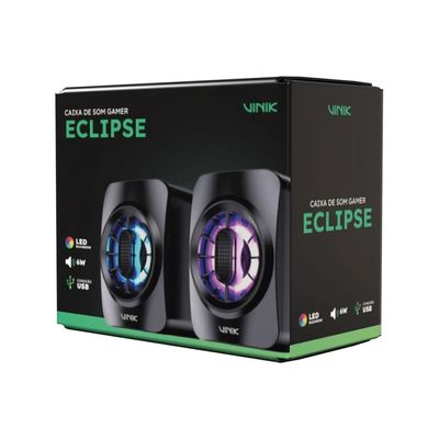 Caixa de Som Gamer Vinik Eclipse 6W